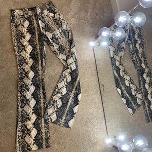Snake Print Pants